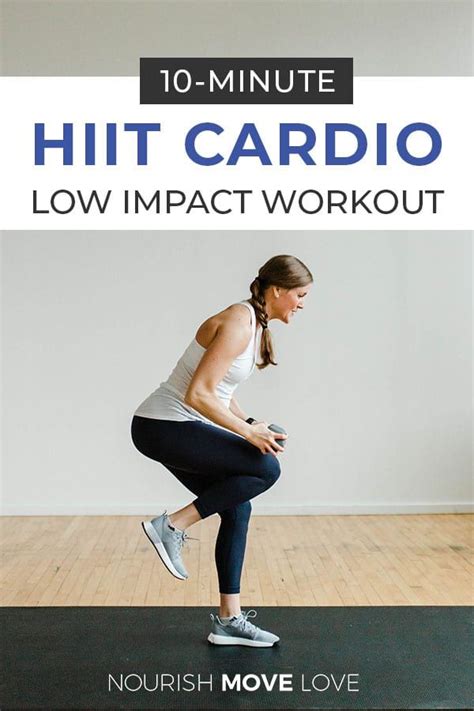 10-Minute Low Impact HIIT Workout for Beginners | Nourish Move Love