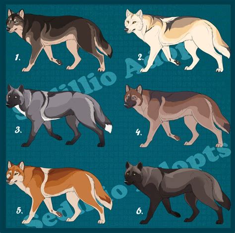 Natural Wolf Adopts- Set 5: CLOSED by Nature-Ridge-Adopts.deviantart ...