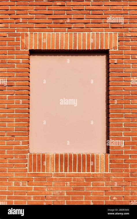 Brick wall with window hi-res stock photography and images - Alamy