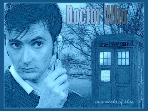 Doctor Who in a world of blue - Doctor Who Wallpaper (31195171) - Fanpop