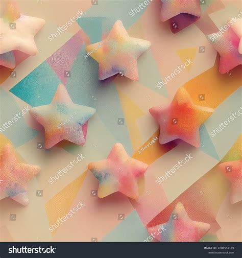 Pastel Stars Background Seamless Pattern Digital Stock Illustration 2208551159 | Shutterstock