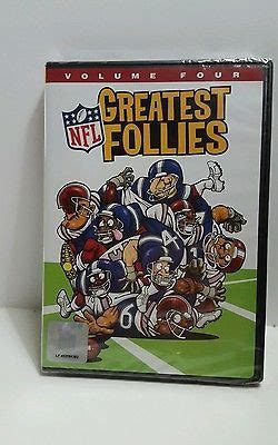 NFL GREATEST FOLLIES DVD - VOLUME 4 - FOOTBALL BLOOPERS - SPORTS | Bloopers, Sports, Dvds movies