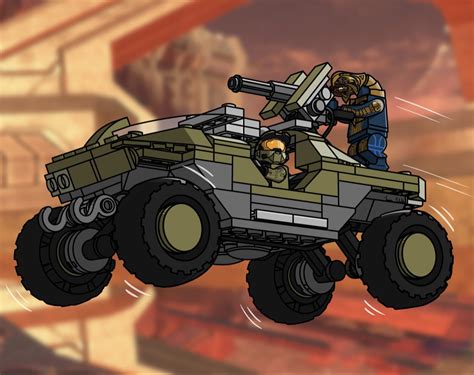 LEGO Halo Warthog Run! by TheBrainBuiIder on DeviantArt