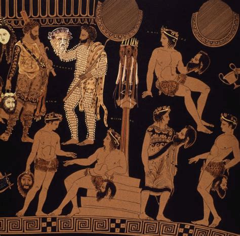 Costumes helped establish a character's age, gender, and social class. Athenian characters were ...