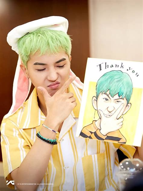 the fan forgot to draw his long eyelashes | Song mino, Mino winner, Song minho