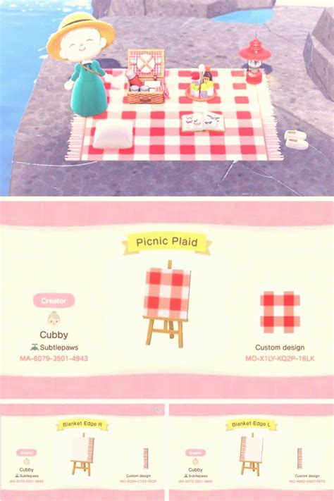 Picnic Plaid by subtlepaws on tumblr | Animal crossing, Animal crossing 3ds, Animal crossing ...