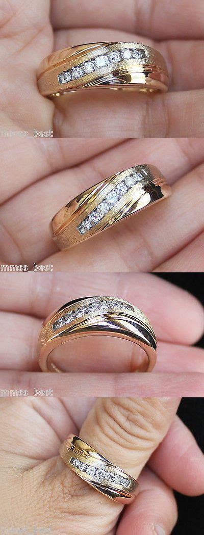 Men Jewelry: New Kay Jeweler 14K Size 10 1/4Ct Diamond Mens Wedding ...