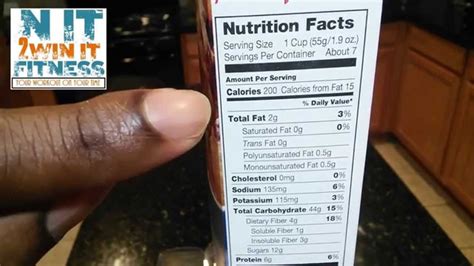 Reading Nutrition Labels For Weight Loss - YouTube