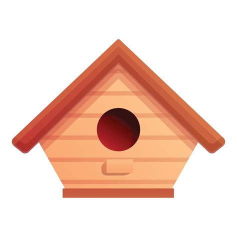 Bird house box icon, cartoon style 14385185 Vector Art at Vecteezy