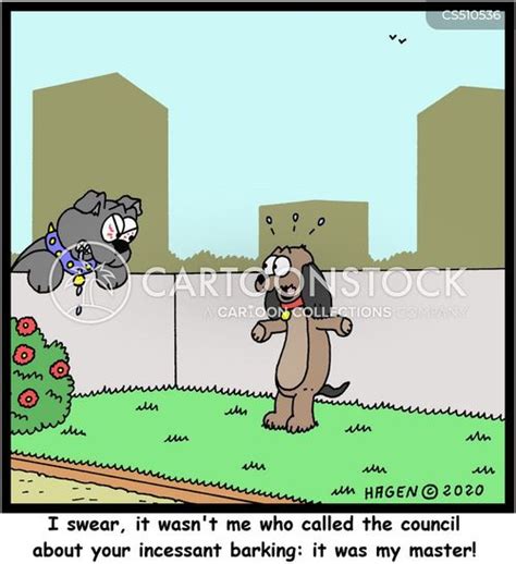 Dog Barking Cartoons and Comics - funny pictures from CartoonStock