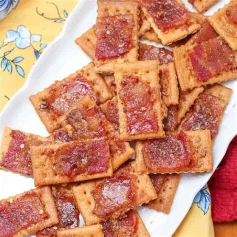 Candied Bacon Crackers | Recipe | Cracker recipes, Bacon cracker, Bacon ...