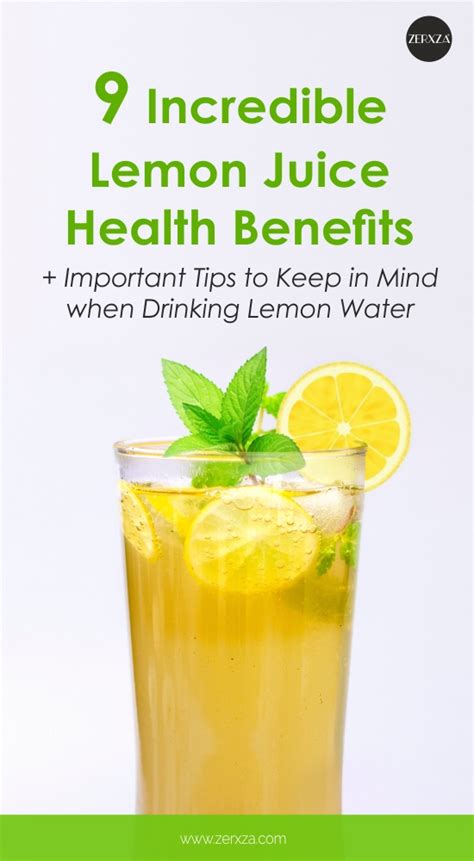 Benefits of Drinking Lemon Water | Zerxza | Lemon juice benefits, Juicing recipes, Organic lemon ...