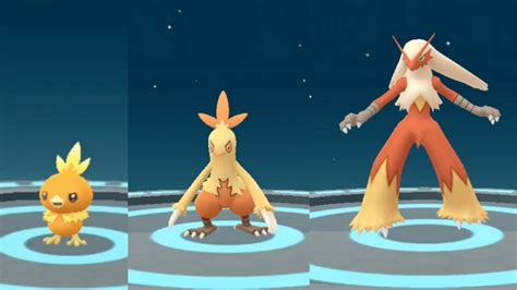 Pokemon Go Torchic to Combusken to Blaziken Evolution Showcase Pokédex 255, 256, and 257 - YouTube