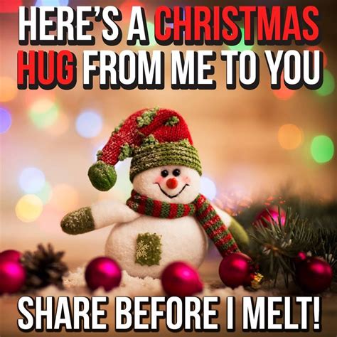 Here's A Christmas Hug From Me To You. Share Before I Melt! Pictures, Photos, and Images for ...