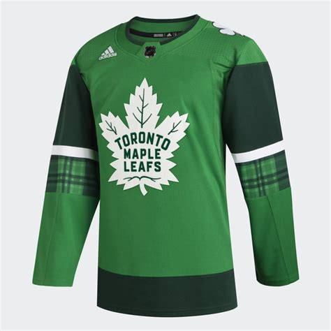 adidas Maple Leafs St. Patrick's Day Authentic Pro Jersey - Multicolor ...