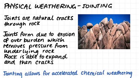 1.8 Weathering Processes Part 1 Physical Weathering - YouTube