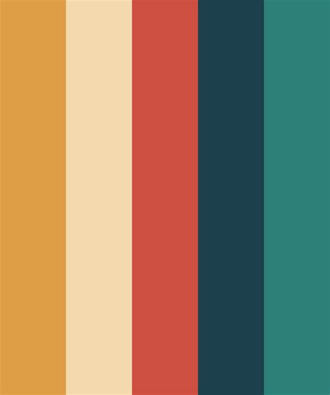 Find And Examine Color Scheme | Retro color palette, Vintage colour ...
