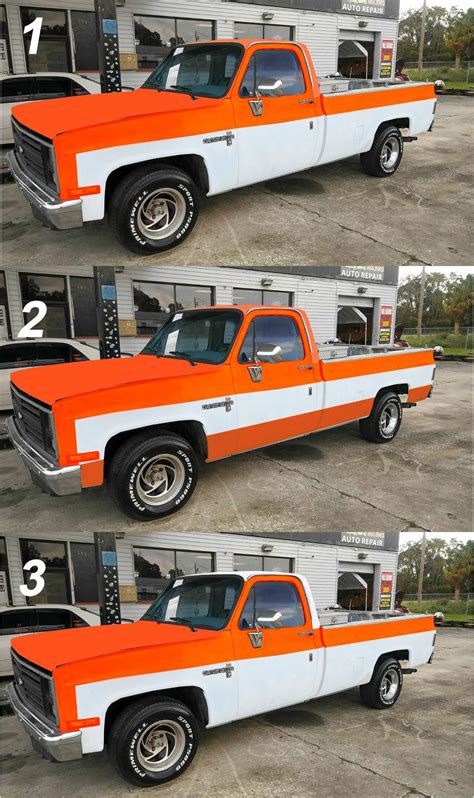 87 R10 Custom Deluxe. Would like opinions on paint scheme layout. : r/ChevyTrucks