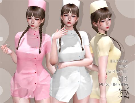 Second Life Marketplace - *catNap.*Riri Nurse Uniform (Pink)