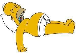 Homer Simpson | Sleep, Homer simpson, Unmotivated people