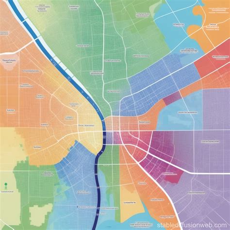 City Neighborhoods' Energy Demand Map | Stable Diffusion Online