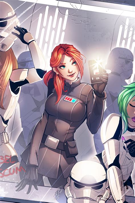 Imperial Selfie by Lia Henson | Anime, Monster characters, Star wars