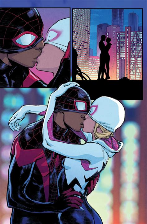 Spider-Gwen and Miles Are Making Out All Over the Place | Inverse