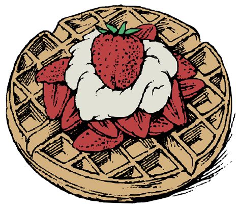 Clipart - Belgian Waffles - Colour