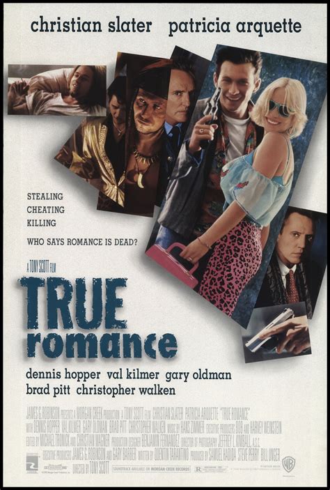 True romance (1993) - Tony Scott | Romance movie poster, Christian ...