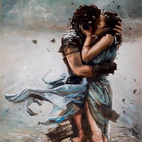 M17075 Warrior Lover | Romantic artwork, Romance art, Romantic art