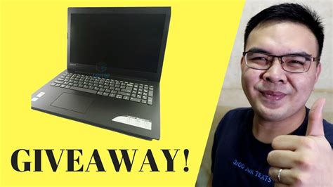 Brand New Lenovo Laptop Ideapad 320 Giveaway i3 8th gen 4gb Ram 2TB HDD 100k Subs- Philippines ...