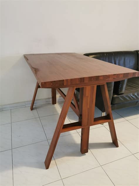 Scanteak dining table, Furniture & Home Living, Furniture, Tables & Sets on Carousell
