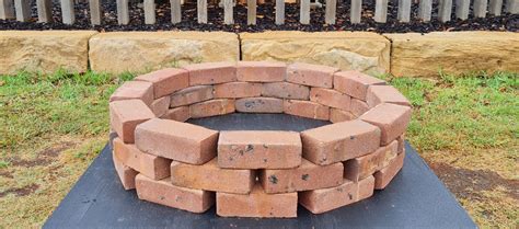 Ironstone Red Solid Brick Firepit DIY 3 Layers - Choice of Brick ...