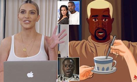 Kim Kardashian blasts Kanye West Get Out memes in new video | Daily Mail Online