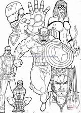 Free Printable Coloring Pages Avengers  Home sketch template