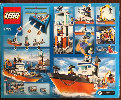 LEGO CITY 7739 Coast Guard Patrol Boat & Tower 444 pcs/pzs | Etsy