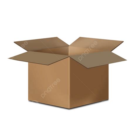 Cardboard Open Box Packaging Mockup, Cardboard Boxes, Box Packaging ...