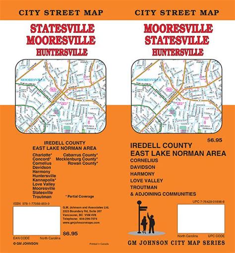 Mooresville_-_Statesville_-_Huntersville_-_Cornelius_NC_Street_Map_GMJ_2019 - GM Johnson Maps