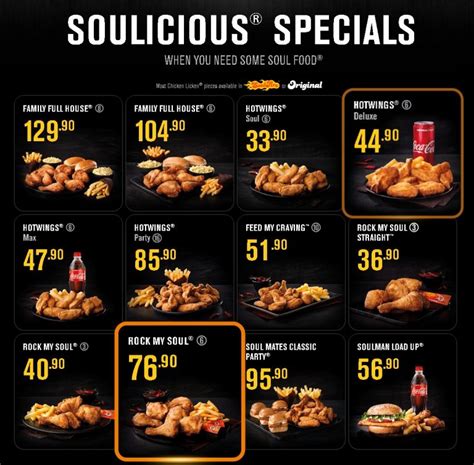 Chicken Licken South Africa Menu Prices