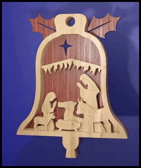 Nativity Bell and Thankful Scroll Saw Patterns. | Scroll saw, Scroll saw patterns, Pattern
