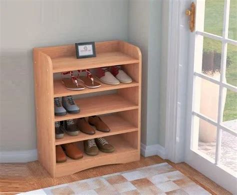 Paint Coated Wooden Shoe Rack, 4 Shelves, Free Standing at Rs 15000 in Pune