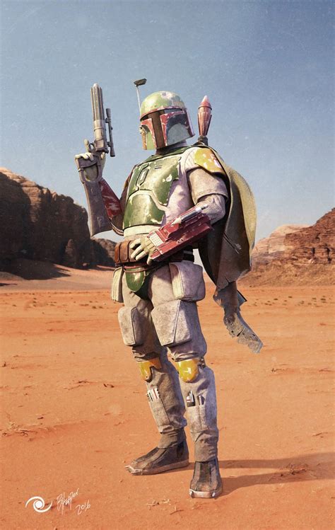 Boba Fett - Return of the Jedi by Brandon Harper | Sci-Fi | 3D | Star wars boba fett, Star wars ...