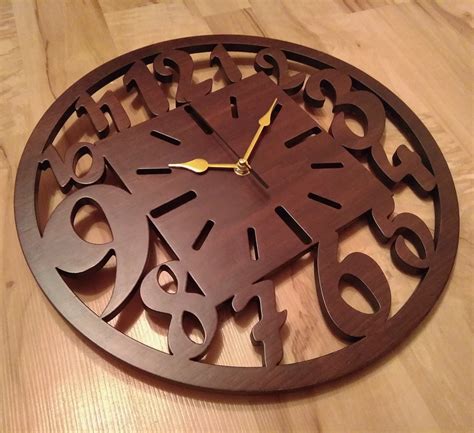 Clock Laser Cut Files SVG DXF CDR Glowforge File Vector Plans - Etsy UK