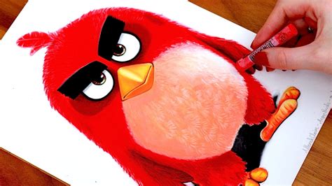 ANGRY BIRDS Drawing RED