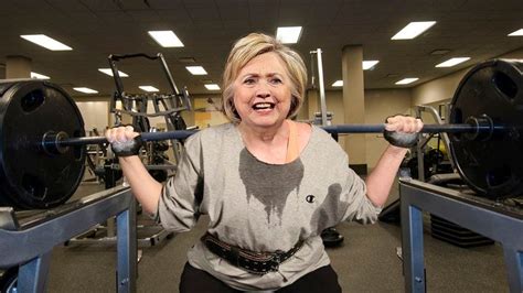 Hillary Clinton Sets Personal Single Rep Squat Record While Watching ...