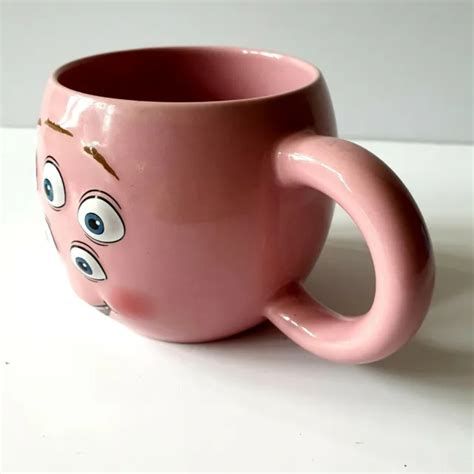 DISNEY PIXAR MONSTERS Inc University Pink Squishy Ceramic Mug Cup $15.12 - PicClick