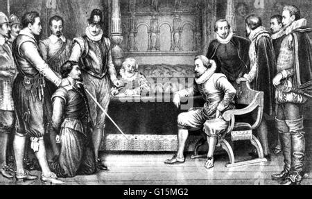 Execution of Guy Fawkes Stock Photo, Royalty Free Image: 142891089 - Alamy