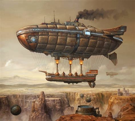 Steampunk/Dieselpunk | Steampunk artwork, Steampunk ship, Steampunk illustration