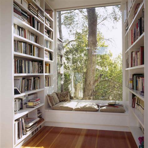 36 Fabulous home libraries showcasing window seats