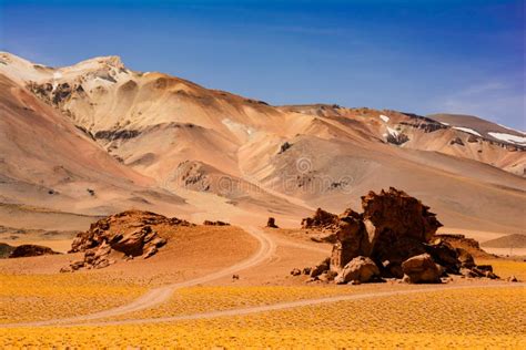 Beautiful Shot of Desert Landscapes in Chile Stock Image - Image of ...